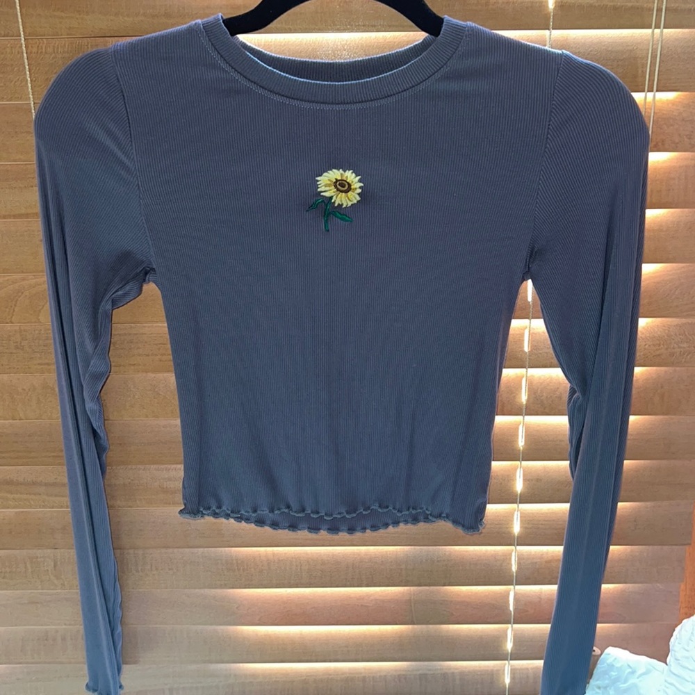 Wild Fable sunflower crop top